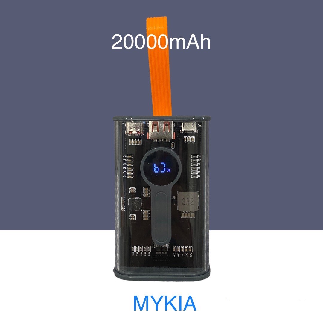 100W超快充行動電源(灰&黃)/100W QC Power Bank(Gray & Yellow)